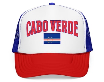 Cabo Verde Hat Soccer Cap | Cape Verde Flag Hat Game Day Soccer 2026 | Cape Verdean Gift 2026 Soccer Gear