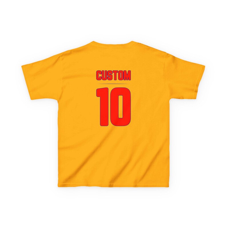 Croatia Flag Soccer Tee | Kids Custom Number Jersey image 5