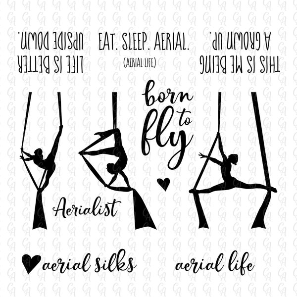 Aerial Silks bundle - SVG cut file