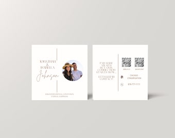 Contactkaarten Eternal Happiness International Convention 2026 met afbeelding en QR-code, JW-contactkaarten, JW Convention-cadeaus