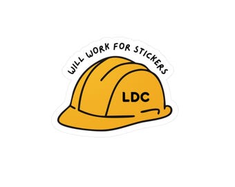 Feuille d'autocollants jaunes pour casques de chantier LDC, cadeau JW, meilleure vie de tous les temps, partenaires pionniers, autocollants JW
