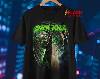 'Origin' T-Shirt - Metal Musik Shirt - Elimination - The Jahre des Verfalls - Horrorskop Album - Overmill Merch - Unisex Rocker Bekleidung