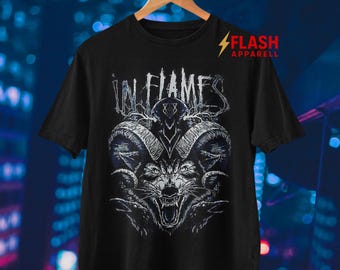 In Flames T-shirt - Metalmusik T-shirt - Only for the Weak - Clayman Album - In Flames Merch - Unisex Rockerkläder