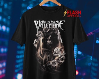 Bullet My Valentine Fever-tröja | Bullet My Valentine-t-shirt | Bullet My Valentine-merchandise | Vintage metal 90-talsmusiktröja | Metalmusik-tröja
