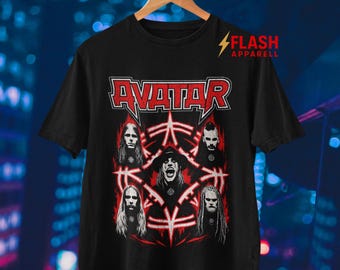 Avatar Band T-shirt | New Land | Retro Heavy Metal Merch-tröja | Musik Unisex T-shirt