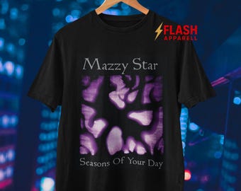 Mazzy Star Exklusiv T-shirt - Unisex Rockmusikband T-shirt - Musikkläder Gåva - So Tonight That I Might See Album Merch