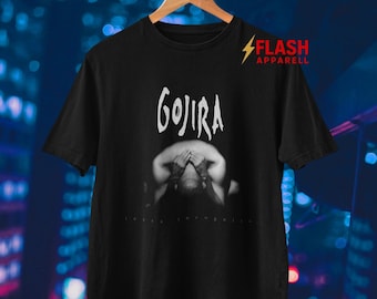 Gojira Terra Incognita T Shirt, 90s Retro Heavy Metal Band Music Merch Shirt, Sweatshirts Hoodie
