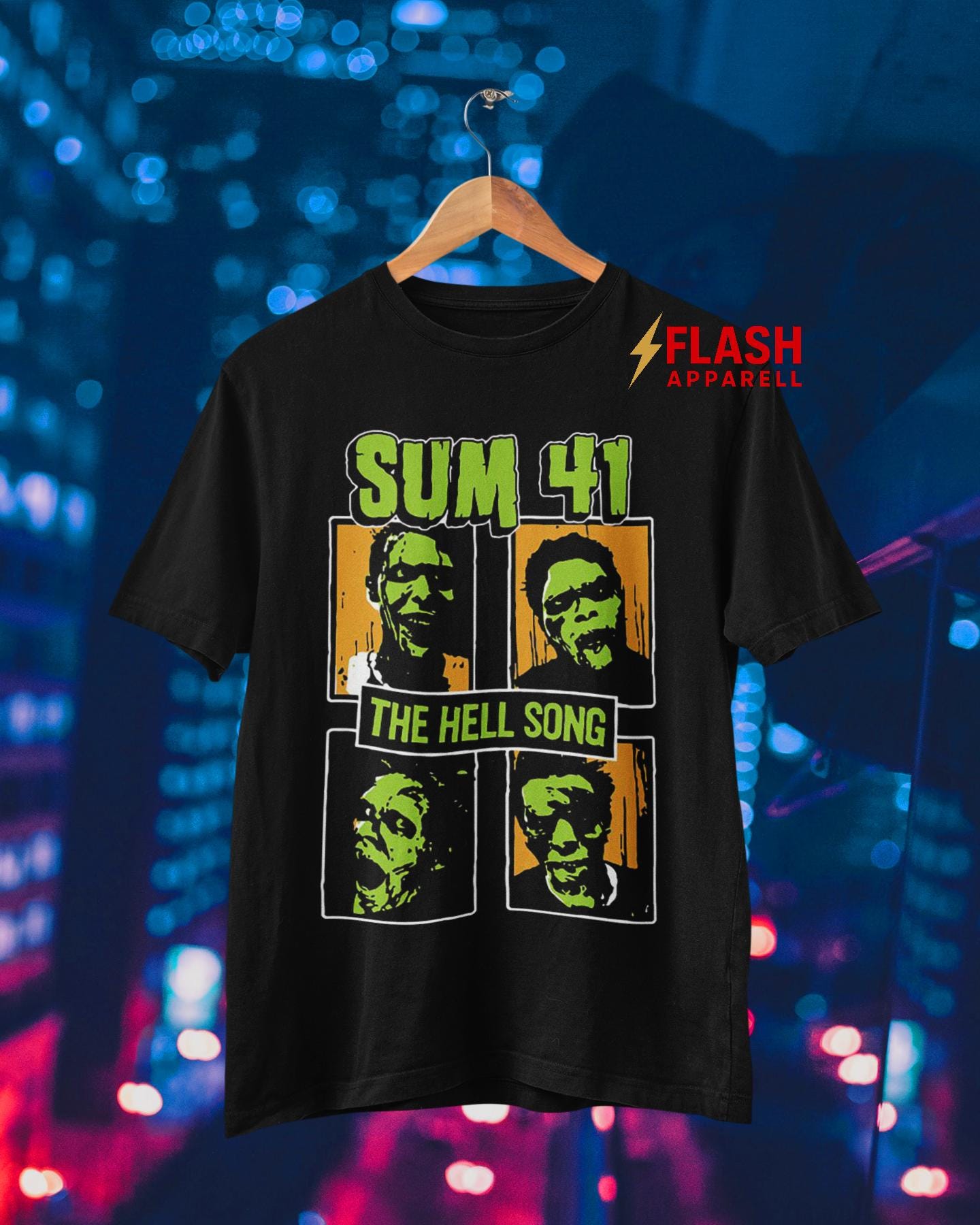 90s sum41 Tシャツ SUM 41 / サム・フォーティーワン - AKNF SKELETON EUROPEAN TOUR 2022