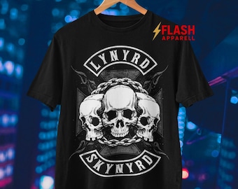 Lynyrd Skynyrd T-shirt - Rockmusik T-shirt - Free Bird T-shirt - Sweet Home Alabama - Lynyrd Skynyrd Merch - Unisex Rockerkläder