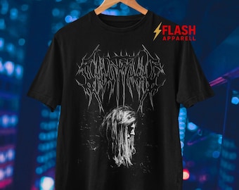 Ghostemane T-shirt - Rapmusikskjorta - Dubbelsidigt tryck - Blackmage Album - Ghostemane Merch - Unisex Rapparkläder