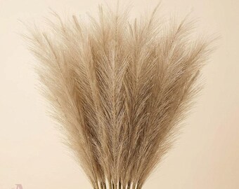 1 st konstgjort pampasgräs 120 cm – Pampasstjälk, Boho heminredning, Bröllops- och evenemangsdekoration, Neutral blomsteraccent, Blomsterarrangemang