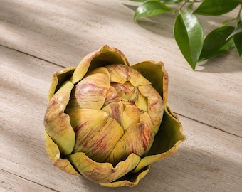 Decorative Artificial Artichoke – Realistic Table Centerpiece, Kitchen Decor, Botanical Ornament, Faux Vegetable Home Decor