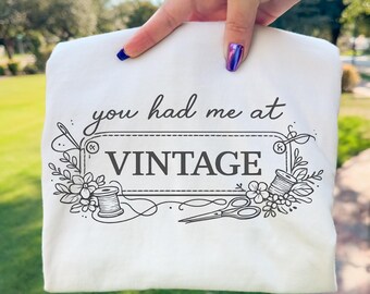 It's Not Old It's Vintage PNG | Funny Vintage Quote Shirt Design | Retro Birthday PNG | Digital Download