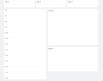 Productiviteit | Afdrukbare pagina's van 20 pagina's | Dagelijkse Wekelijkse Maandplanner | Businessplanner/agenda-organisator | Pdf-download