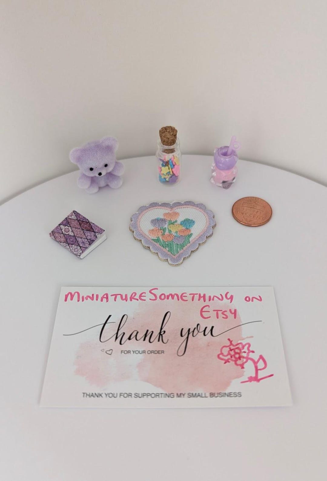 Adorable Teddy & Boba Bear Tea Props Set, 1:12 Scale Dollhouse ...