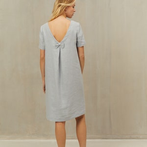 Bow Back Linen Dress main image 0