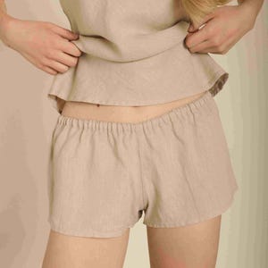 Bio Leinen Boxershorts: Low Rise Lounge Wear