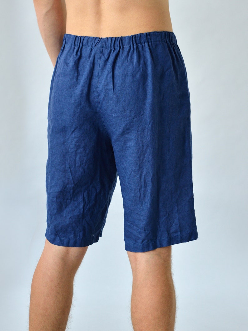 Linen Pajama Set Mens/ Shorts and Top Shortsleeve/ Flax Etsy