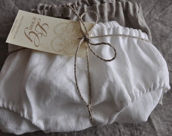 Set di due mutandine in puro lino/ Mutandine da donna/ Biancheria intima in lino/ Lingerie in lino/ Mutandine biologiche/ Intimo in lino/ Mutandine in lino per lei