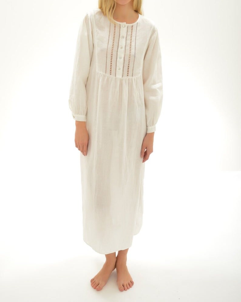 linen gown by timo