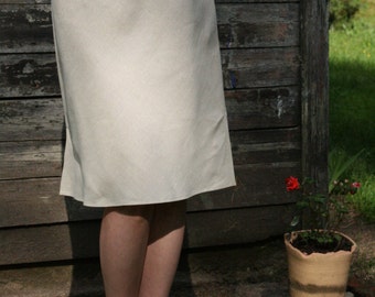 Linen Half Slip/ Flax Slip/Petticoat Linen/ Linen Underwear/ Linen Womens Skirt/ Flax Slip/ Linen Women Clothing