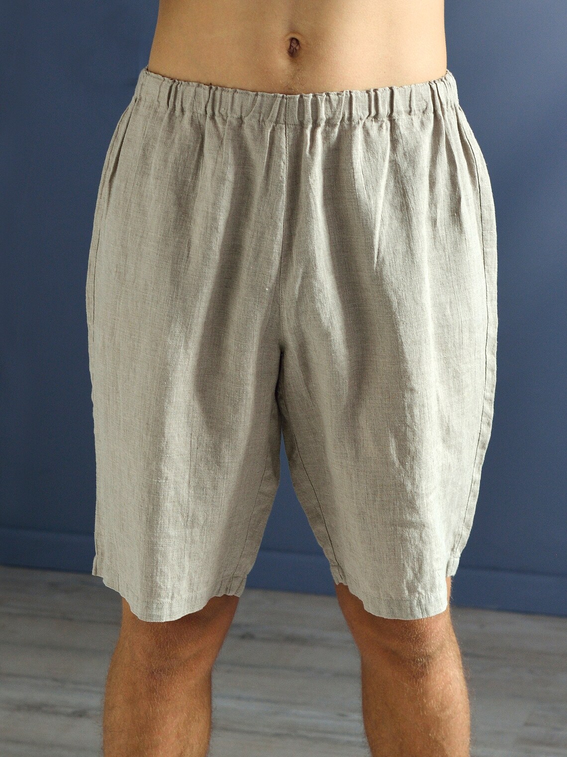 Linen Sleep Shorts Mens/ Mens Underwear Linen/ Flax Shorts Etsy