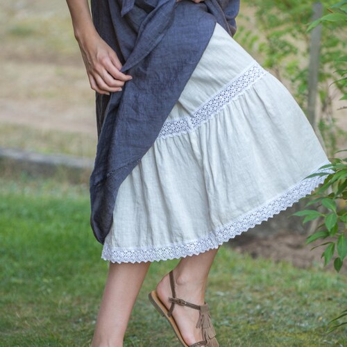 linen underskirt