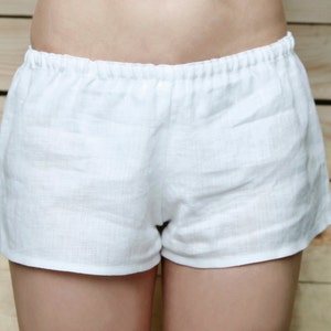 Boxer organic shorts in white