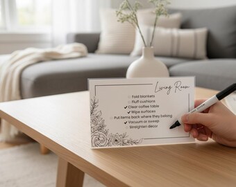 Home Task Deck Printable for Adults