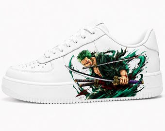 One Piece Limited Edition Unisex Custom Sneakers – Zoeo Customized Anime Sneakers – Handgefertigt – Anime Art