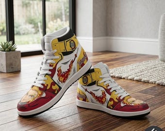 Demon Slayer Sneakers Unisex Rengoku – Personalisierte Anime-Sneakers – Weltweiter Versand