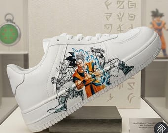 Limitierte Unisex-Sneaker „Dragon Ball“ – Goku-Sneaker – Handgefertigt – Anime-Kunst