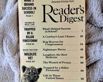 Wydanie Vintage Reader’s Digest z dużą czcionką, październik 1994, tom 37, nr 220