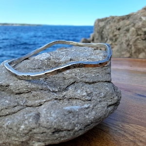 Wavy Sterling Silver Vintage Cuff - Etsy