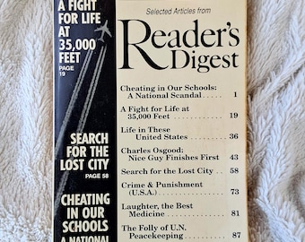 Magazyn Vintage Reader's Digest, wydanie wielkoformatowe, październik 1995 r.
