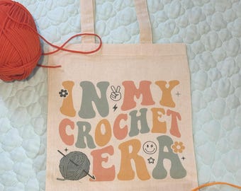 In My Crochet Era - Canvas Tote Bag