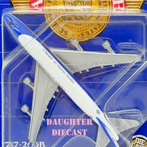 Vintage 1989 AIR FORCE ONE 747 Presidential Jet Airplane Ertl Diecast Metal-Adult Collector New/Factory Sealed! Large Size/Premium Quality