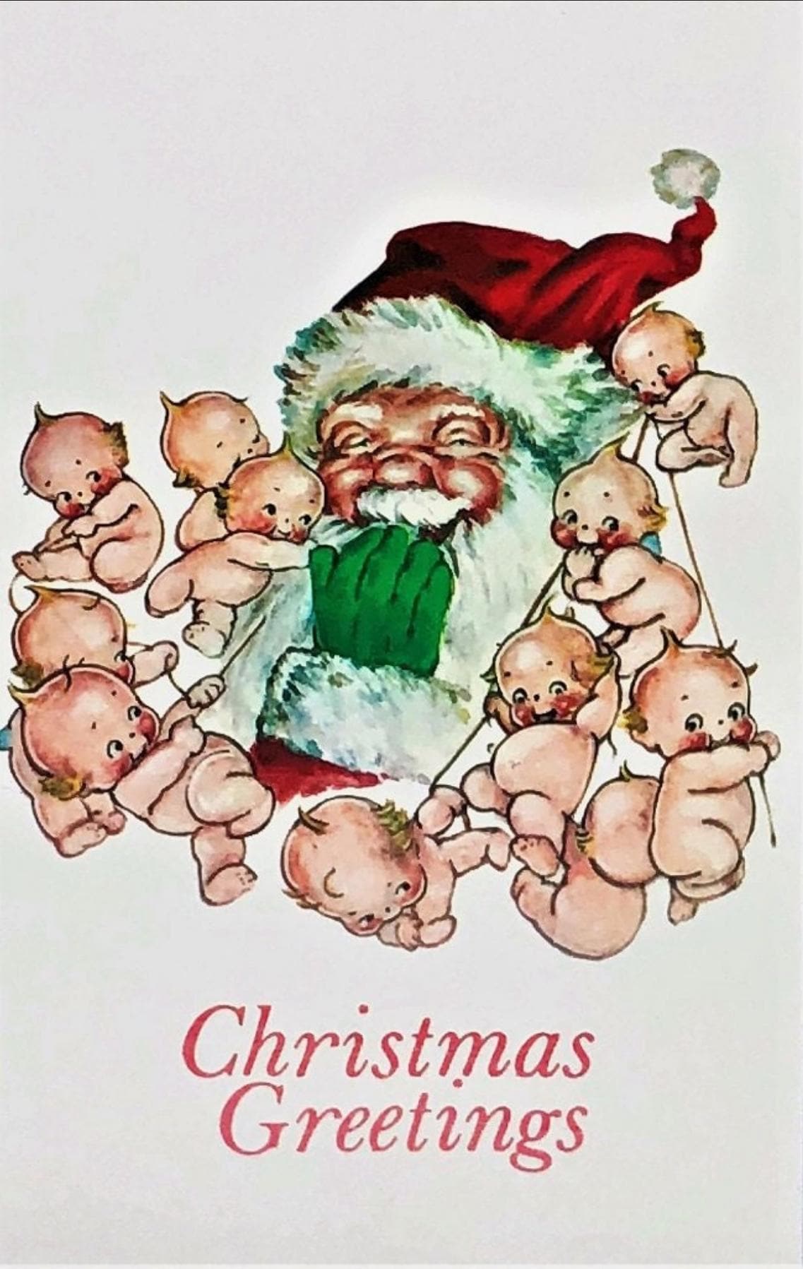 Tarjetas De Navidad Vintage Rluobo | Pack De 6 Tarjetas Con 6 Sobres De Papel Kraft | Diseños De Papá Noel, árboles Y Campanas | 21x14,5 Cm