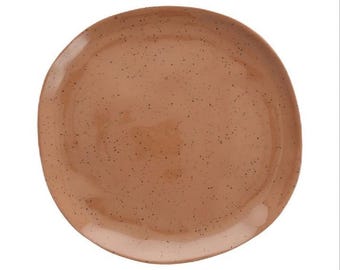 Groot 12" SANDIA DINERBORD (S) - Repliceert Adobe-aardewerk, maar sterker en onbreekbaarder! Prachtig servies! Onberispelijke staat!