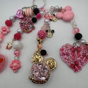 Mickey Mouse Bag Charm Keychain Bag accessories handmade image 5