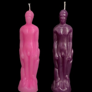 Full Body Male Tall Human Figure Image Candle Ritual Candle God Candle 10 Colors image 10