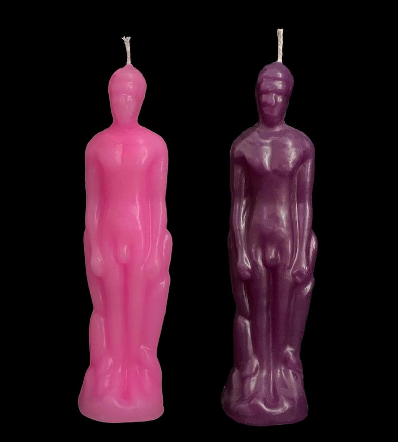 Full Body Male Tall Human Figure Image Candle Ritual Candle God Candle 10 Colors image 10