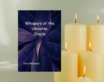Whispers of the Universe Oracle Deck | 72 Cards for Signs & Synchronicity | Includes Journal - Organza Bag | 3.5” × 5” Cards