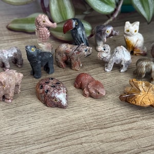 YOU PICK - Hand Carved Soapstone Animals from Peru
