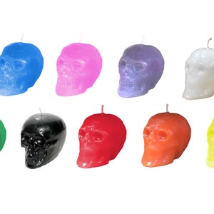 Extra Large Skull Candle Figure Image Skull Head Candle