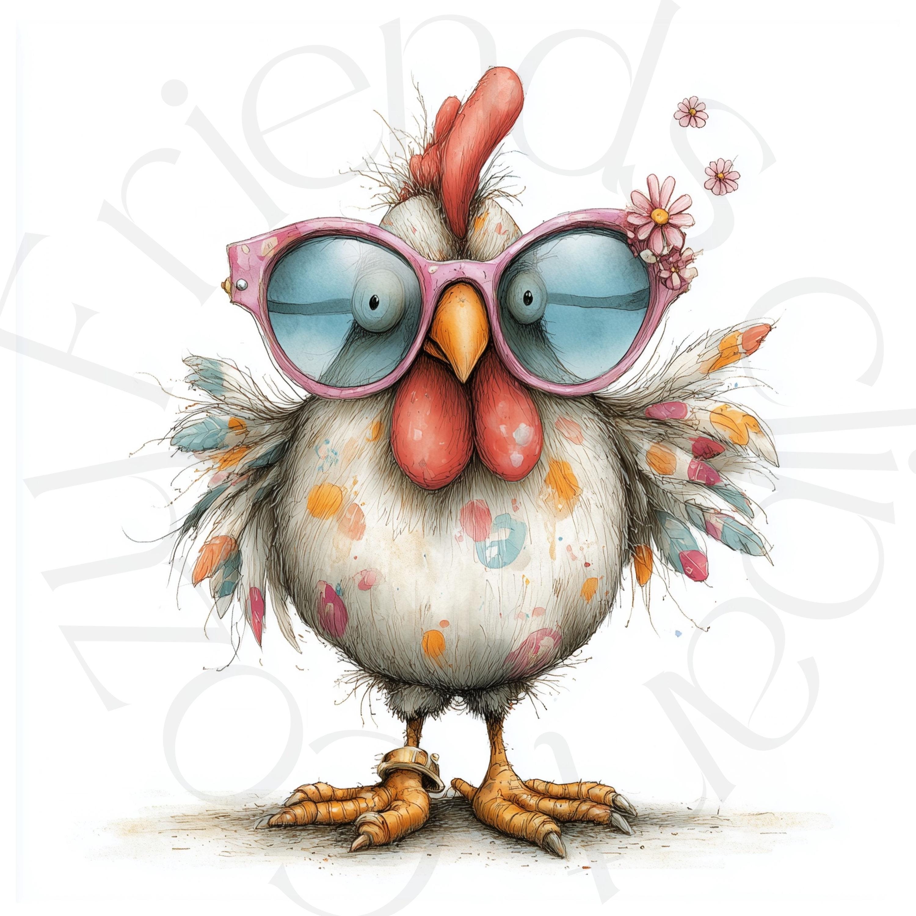 Chicken Clipart Bundle PNG | Cute Baby Chick Clipart | Farm Animal ...