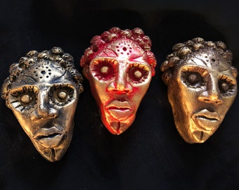 Egungun Faces of Ancestors, small sculpture