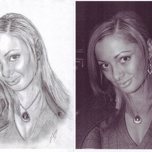Custom Pencil Portrait from Photo