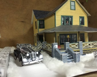 House from "A Christmas Story" Diorama