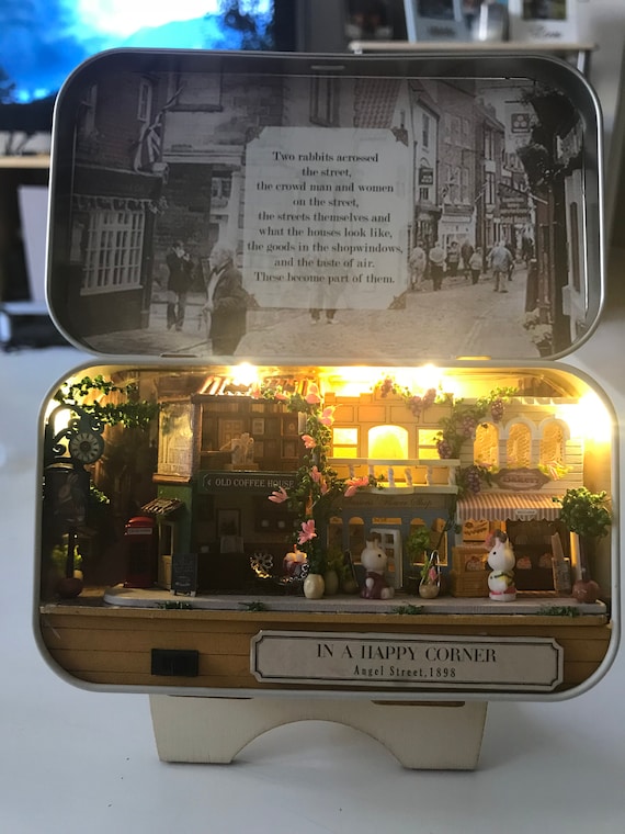 In a Happy Corner of the World Tiny Mint Tin Diorama - Etsy Israel